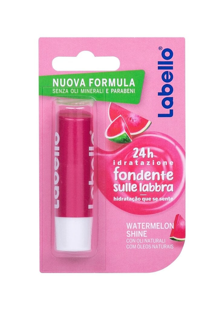 Huulepalsam Labello 4,8 g, Watermelon Shine цена и информация | Huulekosmeetika | hansapost.ee