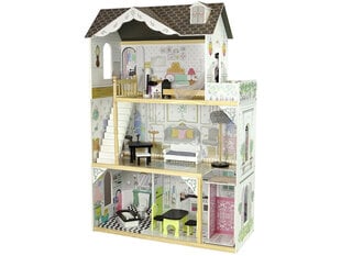 Игровой деревянный домик для кукол Wioletta 10531 LED цена и информация | Игрушки для девочек | hansapost.ee