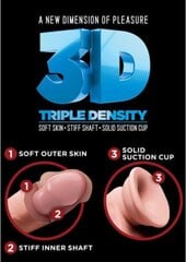 Имитатор пениса KINGCOCK TRIPLE DENSITY COCK, 15 см цена и информация | Фаллоимитаторы | hansapost.ee