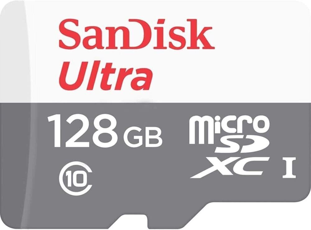SanDisk Ultra 128GB microSDXC цена и информация | Mälukaardid mobiiltelefonidele | hansapost.ee
