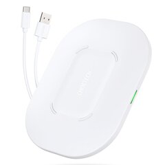 Choetech T550-F 15W wireless fast charger 15W, white + Q5003 Euro gauge white + AC cable 1m white hind ja info | Laadijad mobiiltelefonidele | hansapost.ee
