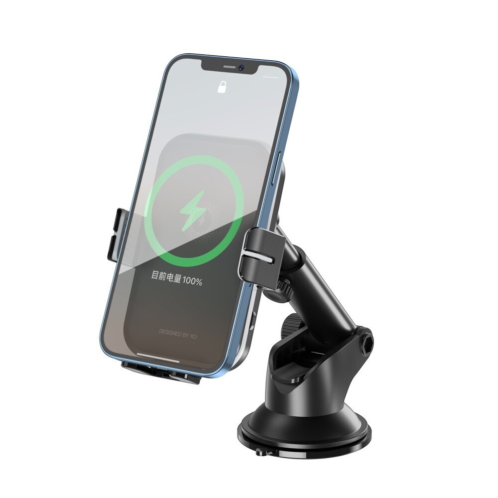 XO car holder WX027 with inductive charging black 15W hind ja info | Telefonihoidjad | hansapost.ee