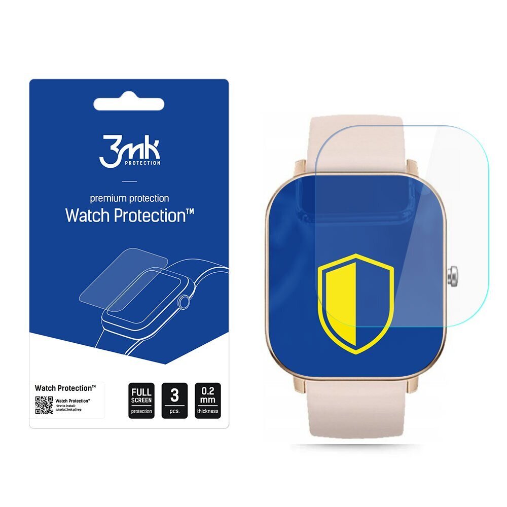 Colmi P8 - 3mk Watch Protection™ v. ARC+ screen protector hind ja info | Nutikellade aksessuaarid ja tarvikud | hansapost.ee