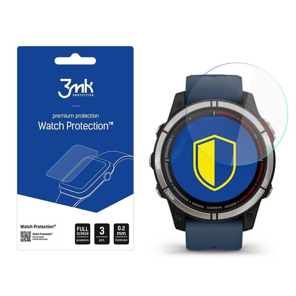 Garmin Quatix 7 - 3mk Watch Protection™ v. FlexibleGlass Lite screen protector цена и информация | Nutikellade aksessuaarid ja tarvikud | hansapost.ee