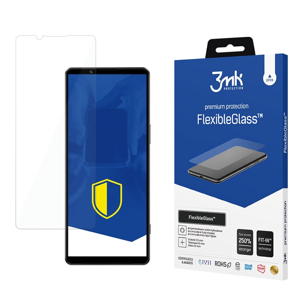 Sony Xperia 1 IV - 3mk FlexibleGlass™ screen protector hind ja info | Ekraani kaitseklaasid ja kaitsekiled | hansapost.ee