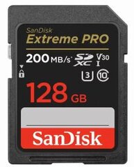 SanDisk Extreme PRO SDXC 128GB цена и информация | Карты памяти для телефонов | hansapost.ee