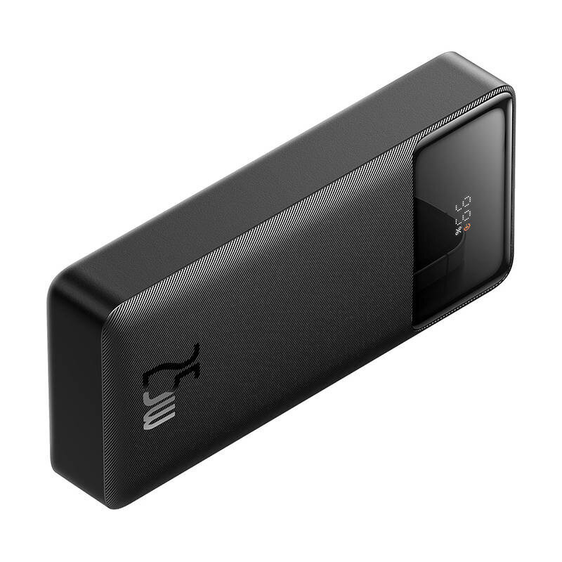 Väline aku Power Bank Baseus Bipow Type-C PD+2xUSB 25W 20000mAh 20000mAh LCD-ga must PPBD020301 цена и информация | Akupangad | hansapost.ee