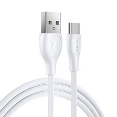 USB / USB-C laadimiskaabel 2.1A 480 Mbps 1m valge hind ja info | Remax Mobiiltelefonid, fotokaamerad, nutiseadmed | hansapost.ee