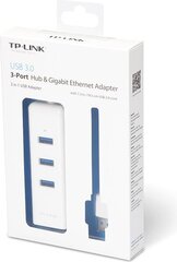 TP-LINK - UE330 Ethernet to USB 3.0 цена и информация | Адаптеры, USB-разветвители | hansapost.ee