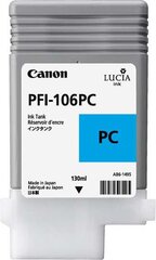 CANON PFI-106PC Photo Cyan 130ml hind ja info | Tindiprinteri kassetid | hansapost.ee