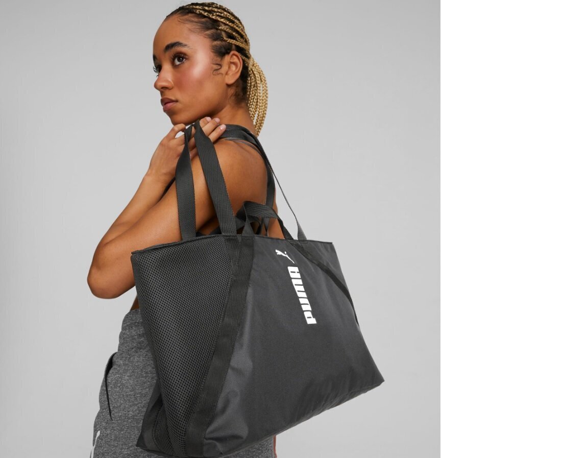 Spordikott Puma Essentials Training Shopper, must цена и информация | Spordikotid ja seljakotid | hansapost.ee