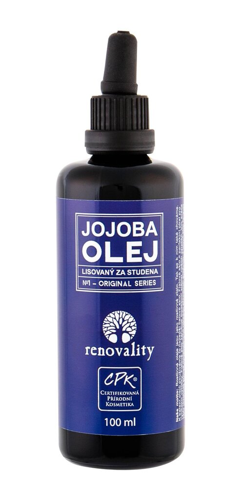 Kosmeetiline õli jojobaga Renovality 100 ml цена и информация | Kosmeetilsed ja eeterlikud õlid | hansapost.ee