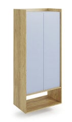 Шкаф Halmar Mobius 2D 179, коричневый/синий цвет цена и информация | Шкафчики в гостиную | hansapost.ee