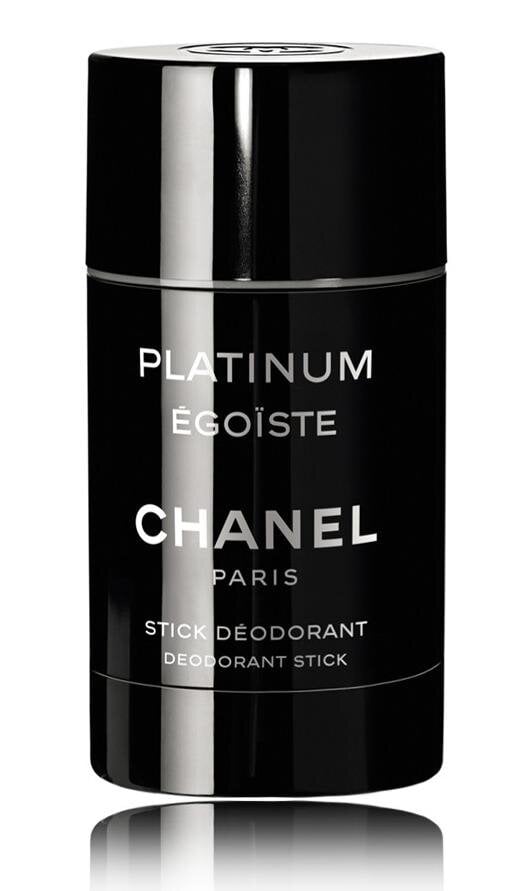 Meeste pulkdeodorant Chanel Egoiste Platinum Deostick, 75 ml цена и информация | Dušigeelid ja deodorandid meestele | hansapost.ee