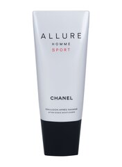 Увлажняющий бальзам после бритья Chanel Allure Sport для мужчин, 100 мл цена и информация | Мужская парфюмированная косметика | hansapost.ee