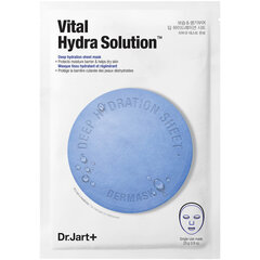 Увлажняющая листовая маска для лица Dr.Jart + Vital Hydra Solution Deep Hydration Mask Sheet 1шт. цена и информация | Маски для лица, патчи для глаз | hansapost.ee