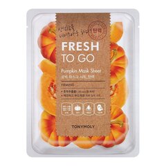 Pinguldav lehtmask TonyMoly Fresh To Go Pumpkin, 1 tk hind ja info | Näomaskid ja silmamaskid | hansapost.ee