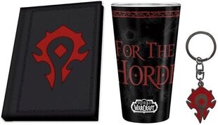 Подарочный набор World of Warcraft Horde - стекло, блокнот и брелок цена и информация | Атрибутика для игроков | hansapost.ee