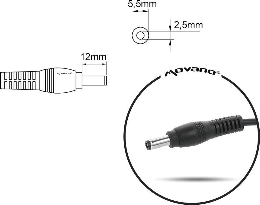 Mitsu 19V, 4.2A, 80W hind ja info | Sülearvuti laadijad | hansapost.ee