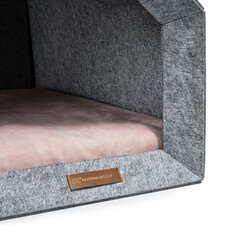 Rexproduct лежак-будка Kennel, L, серый/розовый цена и информация | Лежаки, домики | hansapost.ee