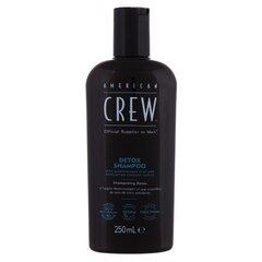 Šampoon American Crew Detox Shampoo, 250 ml hind ja info | Šampoonid | hansapost.ee