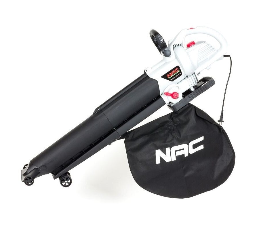 NAC VBE300A-AS-WS-CH Electric leaf blower 3000 W 270 km/h Black, White hind ja info | Lehepuhurid ja oksapurustajad | hansapost.ee