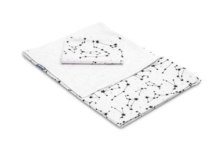 Комплект постельных принадлежностей Sensillo 100x135, созвездие Белое цена и информация | Детское постельное бельё | hansapost.ee