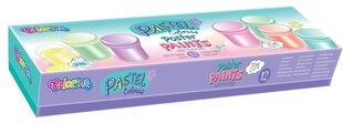 Guaššvärvid Colorino Pastel, 12 pastelset värvi, 20 ml цена и информация | Принадлежности для рисования, лепки | hansapost.ee