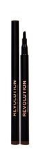 Контурный карандаш для бровей Makeup Revolution London Micro 1 мл, Medium Brown цена и информация | Карандаши, краска для бровей | hansapost.ee