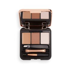 Kulmupalett Makeup Revolution Brow Sculpt, 2.2 g, Brown hind ja info | Kulmupliiatsid, -puudrid ja -värvid | hansapost.ee