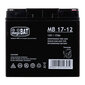 MPL megaBAT MB 17-12 UPS battery Lead-acid accumulator VRLA AGM Maintenance-free 12 V 17 Ah Black hind ja info | Autoakud | hansapost.ee