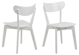 Комплект из 2 обеденных стульев Roxby, белый цвет цена и информация | Стулья для кухни и столовой | hansapost.ee