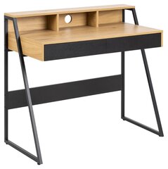 Компьютерный стол Reece, коричневый/черный цвет цена и информация | Детские письменные столы | hansapost.ee