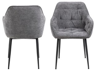 Комплект из 2 обеденных стульев Brooke, серого цвета цена и информация | Стулья для кухни и столовой | hansapost.ee