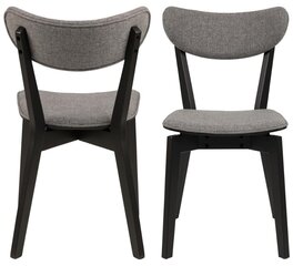 Комплект из 2 обеденных стульев Roxby, серый/черный цвет цена и информация | Стулья для кухни и столовой | hansapost.ee