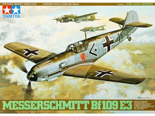 Сборная пластиковая модель Tamiya - Messerschmitt Bf 109E3, 1/48, 61050 цена и информация | Tamiya Товары для детей и младенцев | hansapost.ee