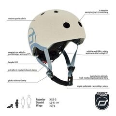 Детский шлем Scoot and Ride, бежевый цена и информация | Шлемы | hansapost.ee