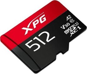 Карта памяти ADATA, AUSDX512GUI3XPGA2-R цена и информация | Карты памяти для телефонов | hansapost.ee