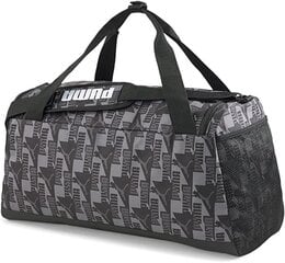 Спортивная сумка Puma Challenger Duffel Bag S, 35 л, Castlerock-power logo aop цена и информация | Рюкзаки и сумки | hansapost.ee