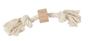ZOLUX WILD A rope toy, 2 knots, with a wooden disc цена и информация | Игрушки для собак | hansapost.ee