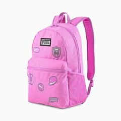 Seljakott Puma Patch Backpack, 22 l, mauve pop цена и информация | Рюкзаки и сумки | hansapost.ee