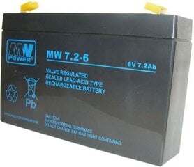 Battery MPL Power Elektro MWS 7.2-6 price and information | Car batteries | hansapost.ee