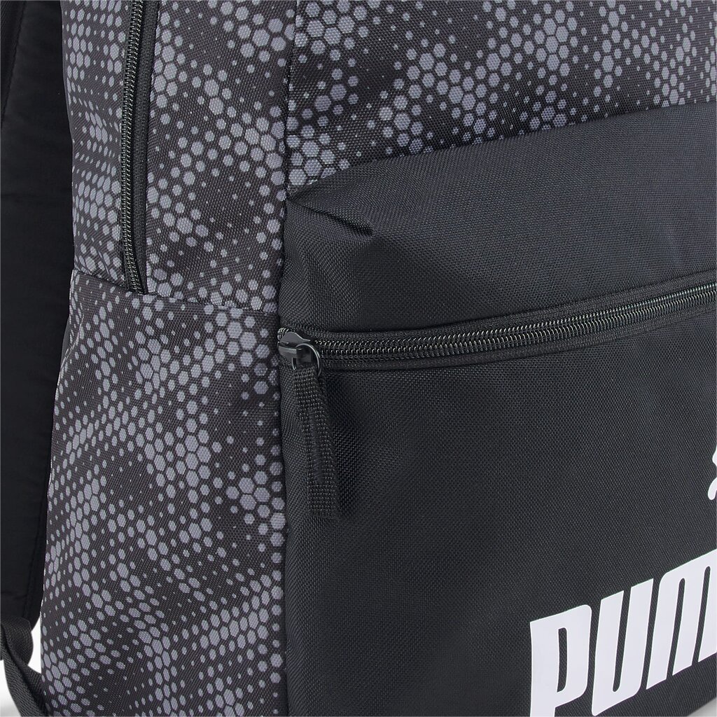 Seljakott Puma Phase AOP Backpack, 22 l black-dot aop hind ja info | Spordikotid ja seljakotid | hansapost.ee