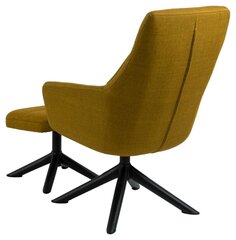 Кресло с пуфом Heather, коричневый цвет цена и информация | Кресла | hansapost.ee