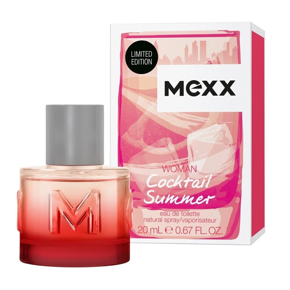 Tualettvesi Mexx Summer Cocktail EDT naistele 20 ml hind ja info | Parfüümid naistele | hansapost.ee