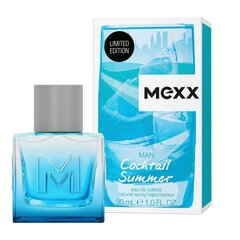 Tualettvesi Mexx Cocktail Summer EDT meestele 30 ml цена и информация | Мужские духи | hansapost.ee