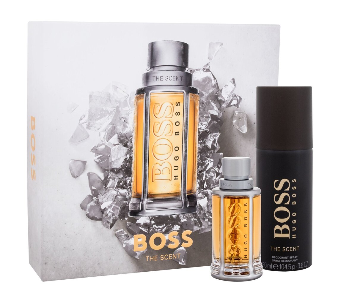 Komplekt meestele Hugo Boss The Scent: tualettvesi EDT 50 ml + deodorant 150 ml цена и информация | Parfüümid meestele | hansapost.ee