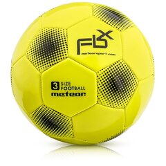 Jalgpallipall Meteor FBX, suurus 3, kollane цена и информация | Футбольные мячи | hansapost.ee