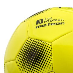 Jalgpallipall Meteor FBX, suurus 3, kollane цена и информация | Футбольные мячи | hansapost.ee