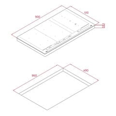 Индукционная панель Teka IZS65600 60 cм цена и информация | Варочные поверхности | hansapost.ee